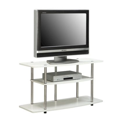 No Tools 3 Tier Wide TV Stand for TVs up to 46 Inches
