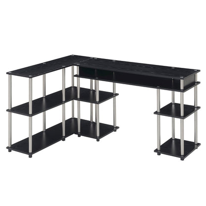 Designs2Go No Tools Desk and Console Table Set