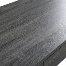 Weathered Gray 1-Drawer Office Desk With Mdf And Particle Board Finish