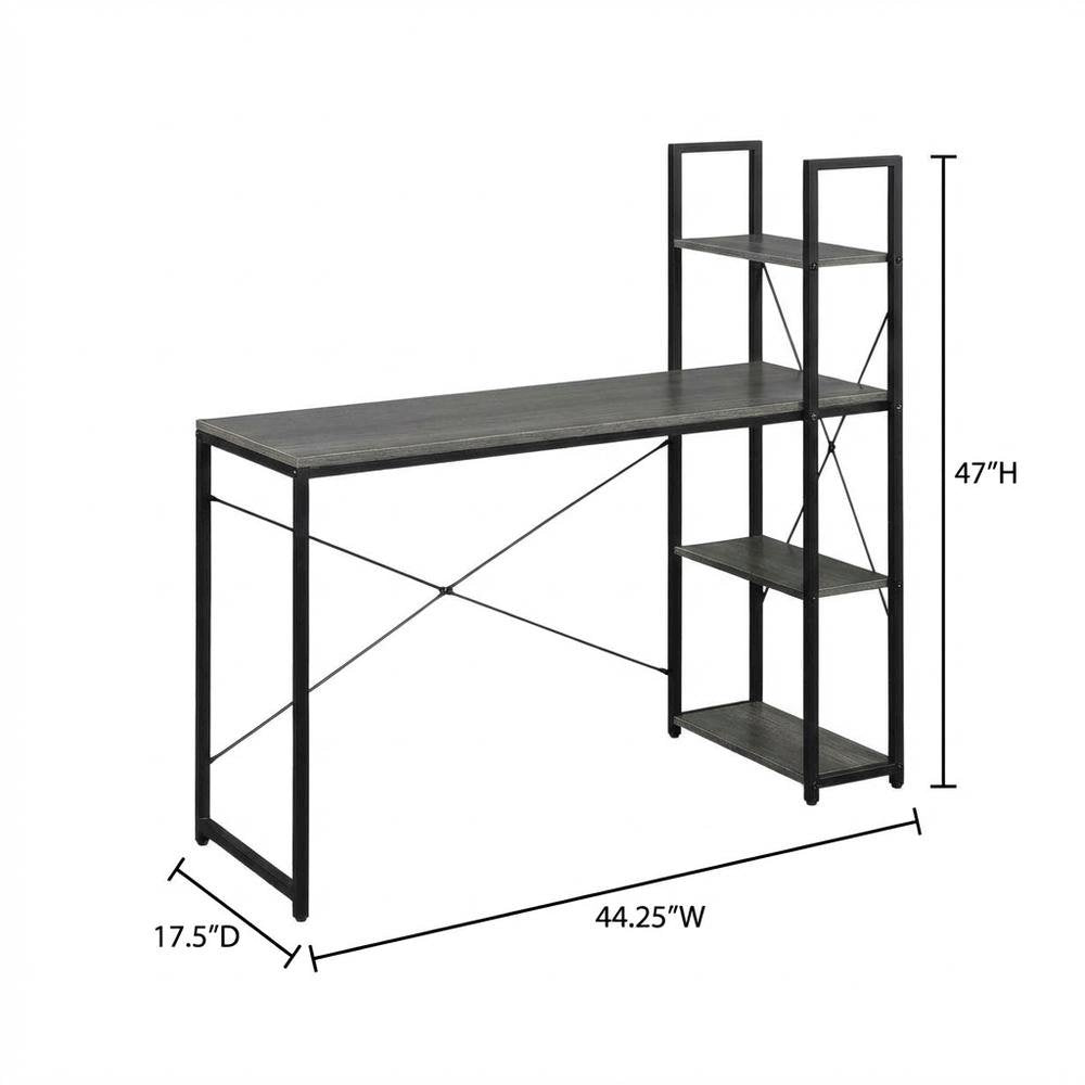 Multi-Function Office Desk, 2 Outlets And 2 Usb Ports For Convenient Workstation
