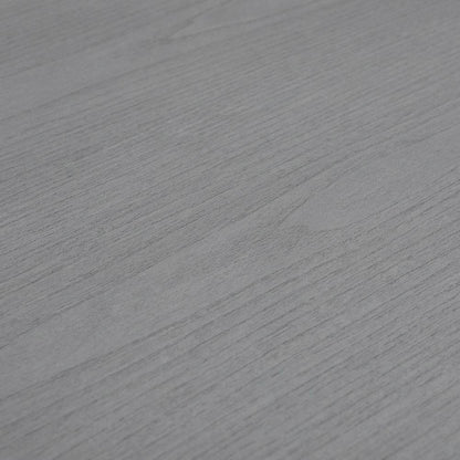 Gray Student Desk With Built-In Charging Station, Modern Workspace Solution
