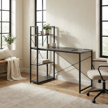 Multi-Function Office Desk, 2 Outlets And 2 Usb Ports For Convenient Workstation