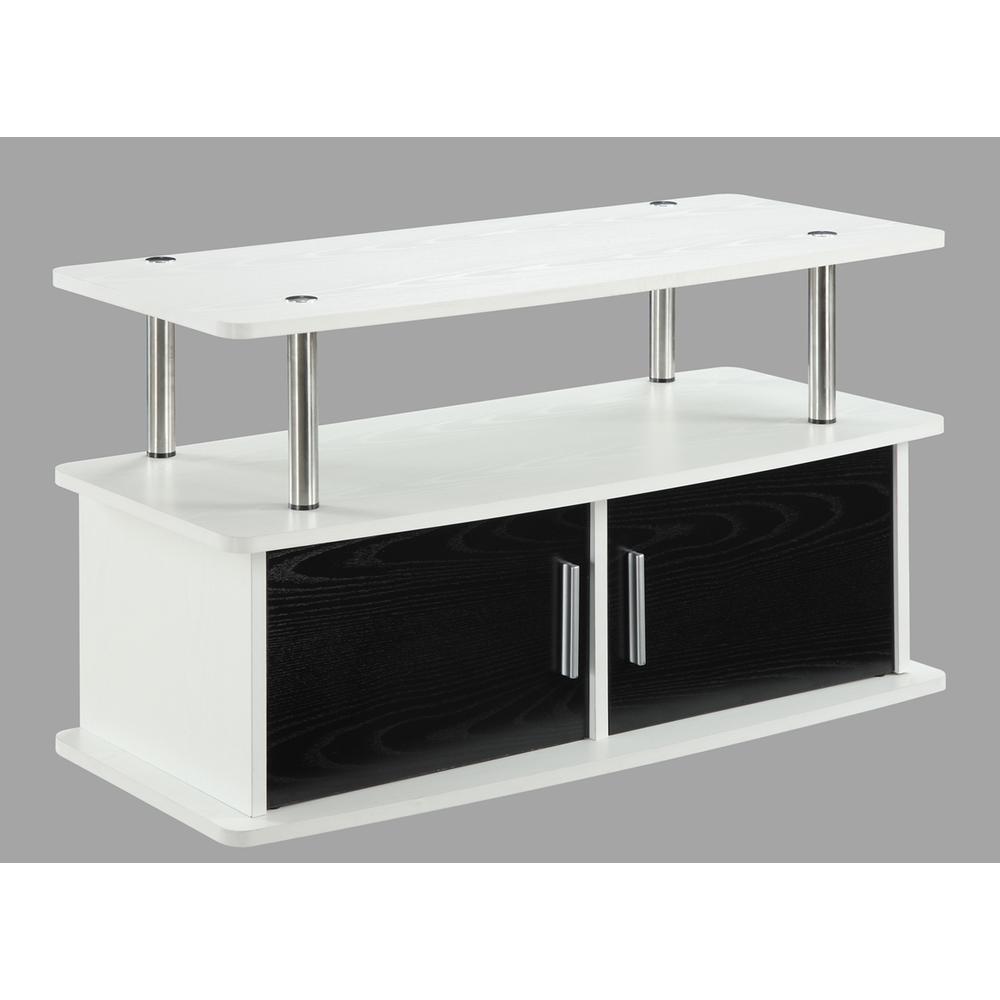 Designs2Go Deluxe 2 Door TV Stand with Cabinets