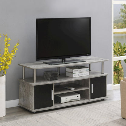 Designs2Go Monterey TV Stand with Cabinets and Shelves for TVs up to 55 Inches