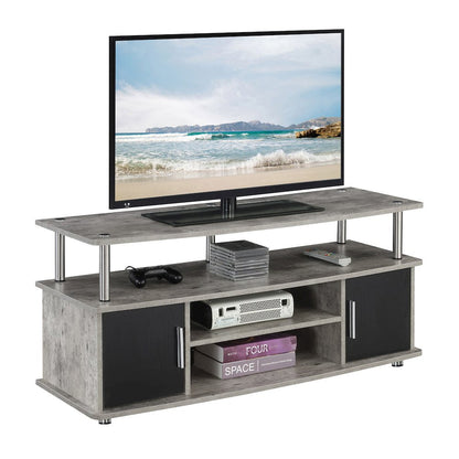 Designs2Go Monterey TV Stand with Cabinets and Shelves for TVs up to 55 Inches