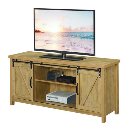 Blake Barn Door TV Stand English Oak