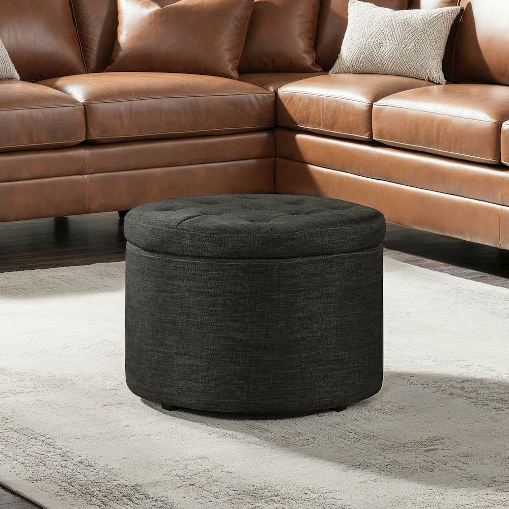 Designs4Comfort Round Shoe Ottoman