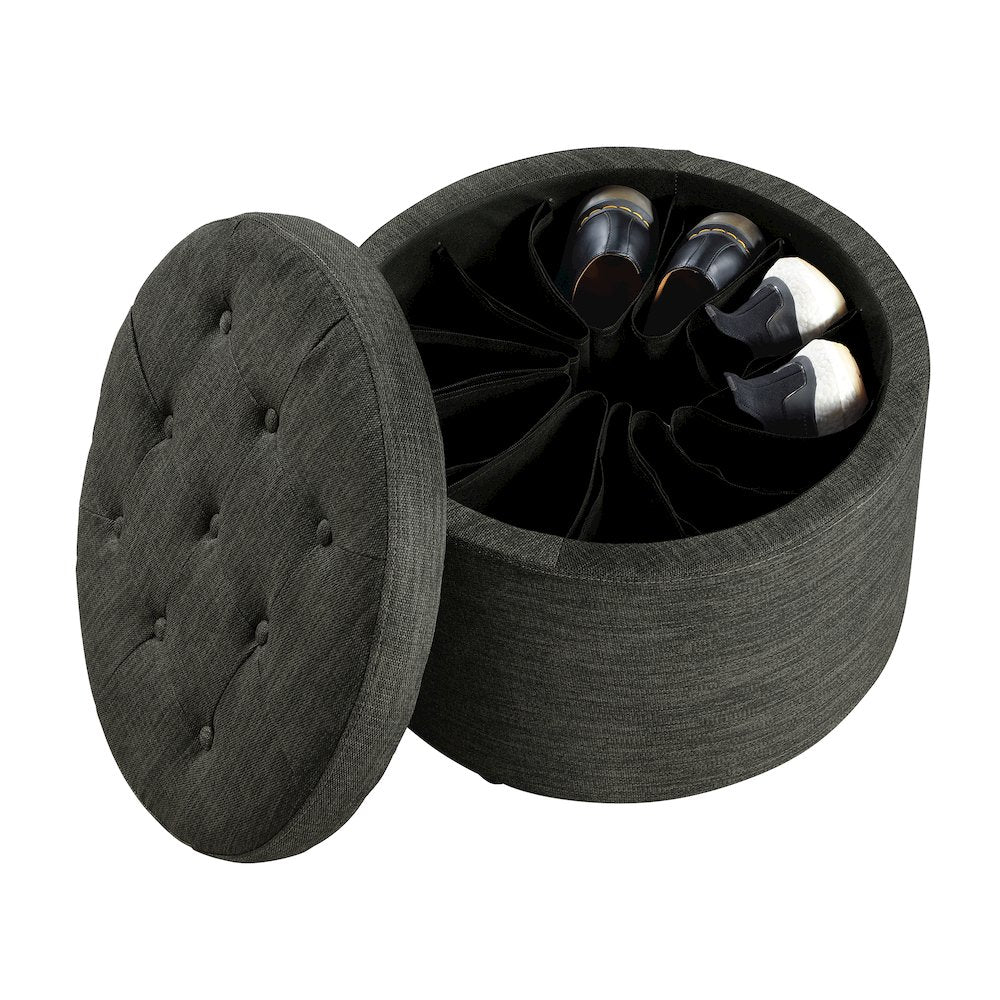 Designs4Comfort Round Shoe Ottoman