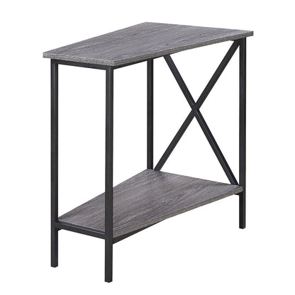 Tucson Wedge End Table with Shelf