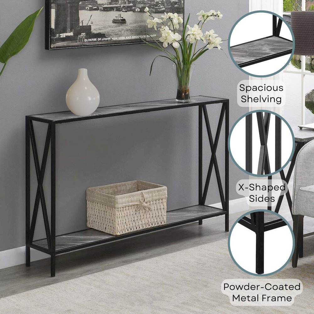 Tucson Console Table with Shelf