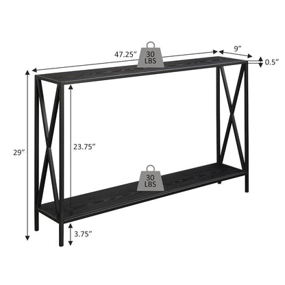 Tucson Console Table with Shelf