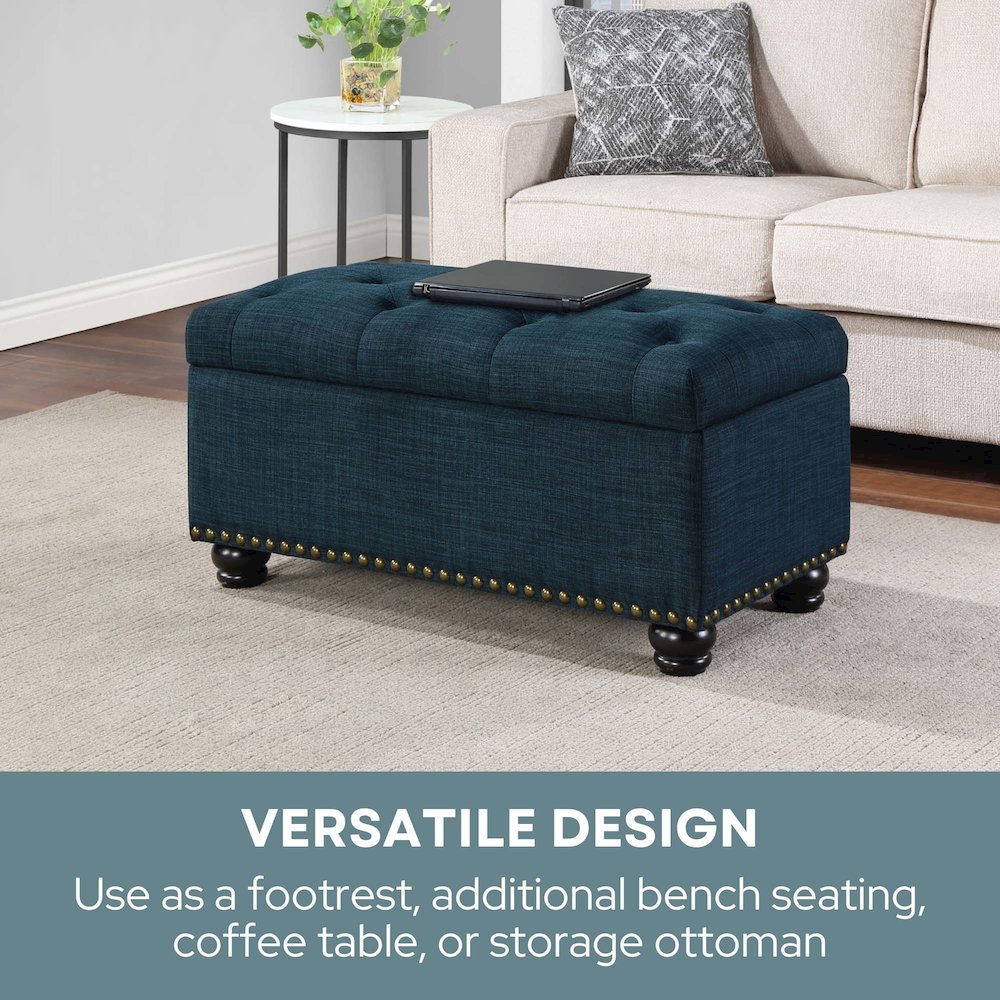 Designs4Comfort 7th Avenue Storage Ottoman Bench