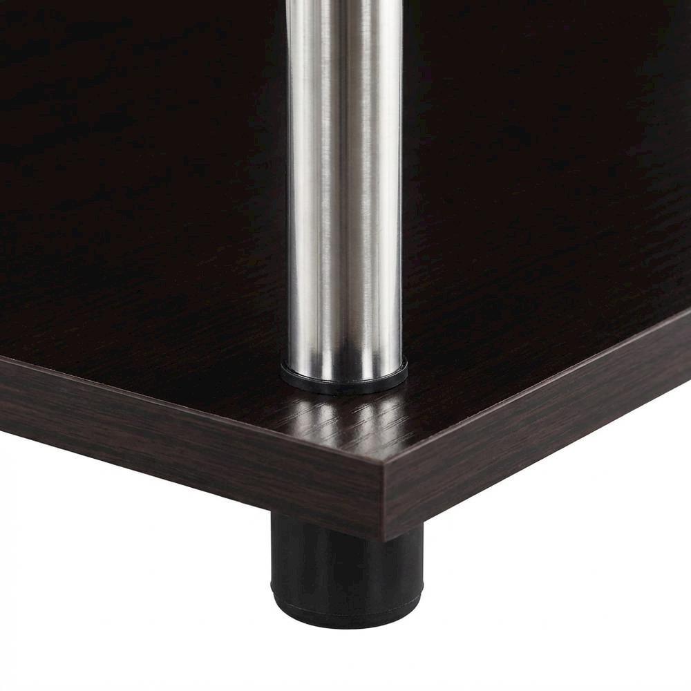 Espresso Student Desk, Integrated Charging Station For Study And Organization