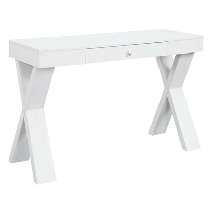 Wooden Office Desk With Drawer In Modern Design For Home And Workspace