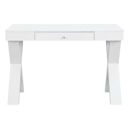 Wooden Office Desk With Drawer In Modern Design For Home And Workspace