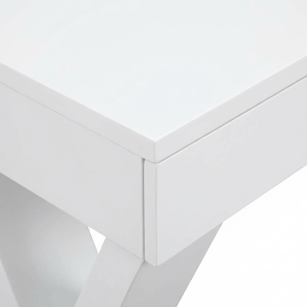 Wooden Office Desk With Drawer In Modern Design For Home And Workspace