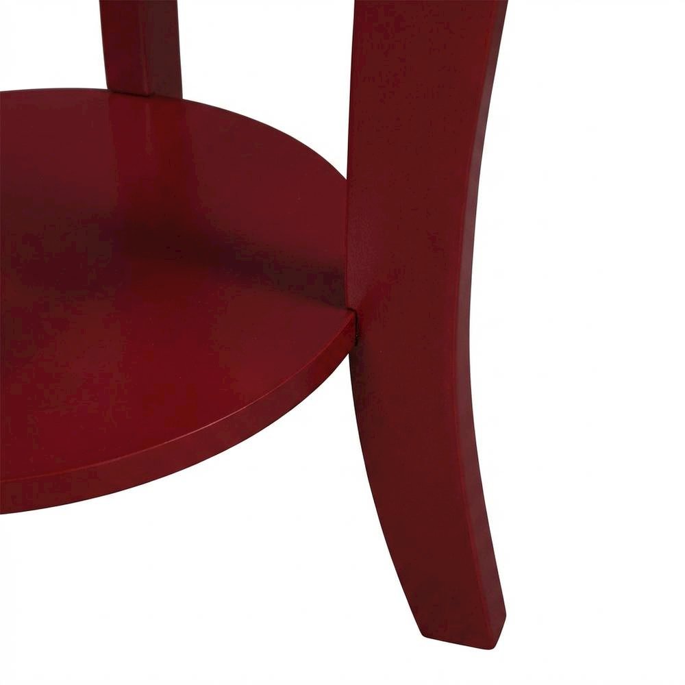 Round End Table with Modern Design and Durable Construction