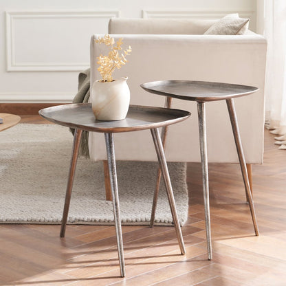 Bali Metal Tall End Table