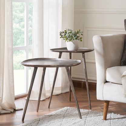 Bali Metal Tall End Table