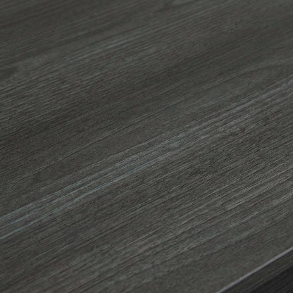 Contemporary Student Desk With Charging Station In Charcoal Gray For Home Office
