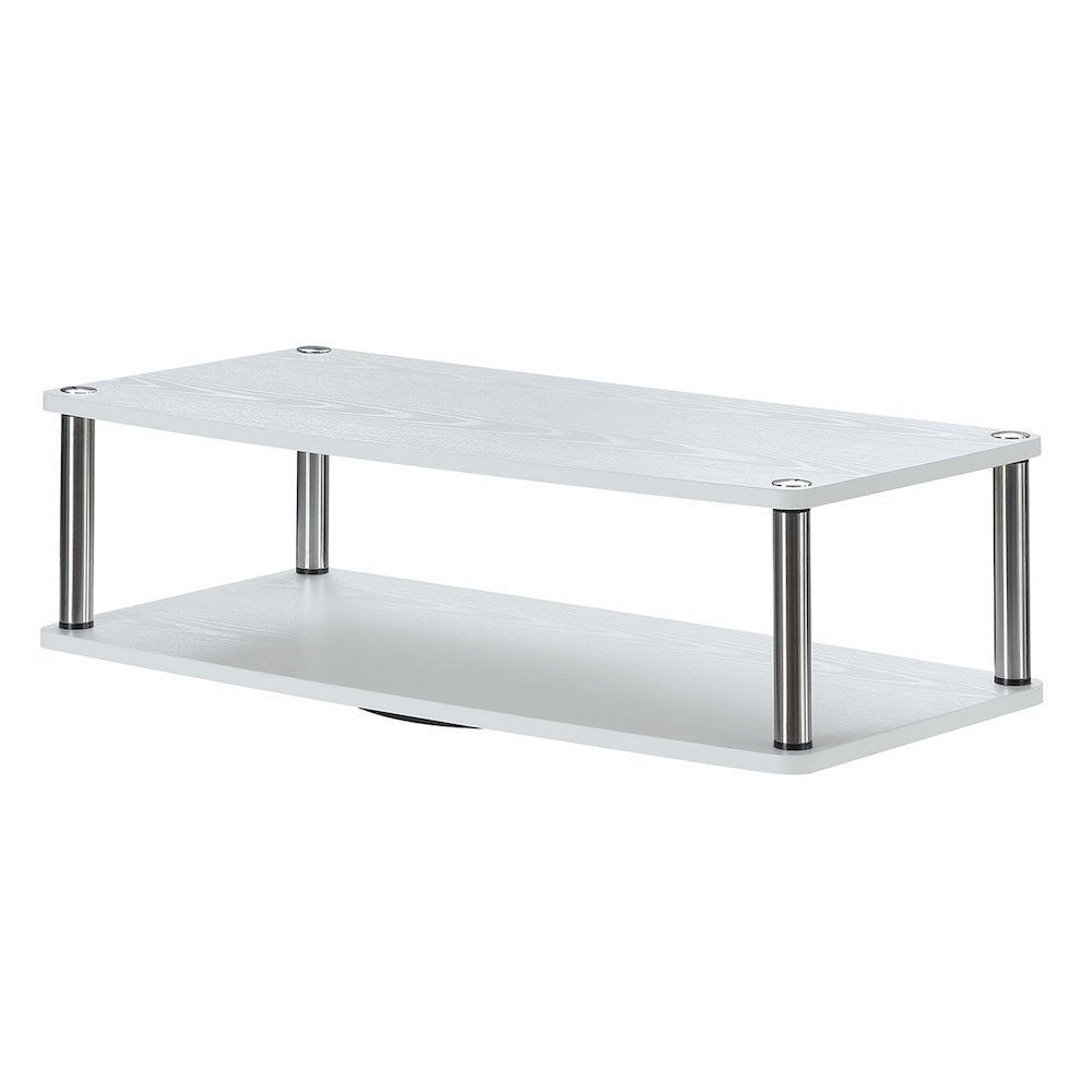 Designs2Go XL Double Tier Swivel Riser for TVs up to 37 Inches