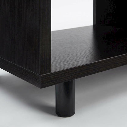 Contemporary Brown TV Stand with 1 Drawer and Shelves for Up to 65-Inch TVs