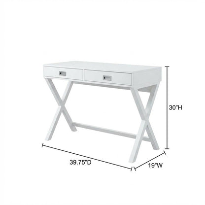 Durable Rubberwood Office Desk With Non-Lead Base Paint Finish