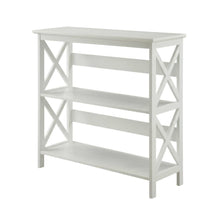 Wooden 3-Tier Bookcase with Non-Lead Base Paint for Home Storage