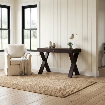 Office Desk With Drawer In Mdf And Particle Board For Versatile Workspace