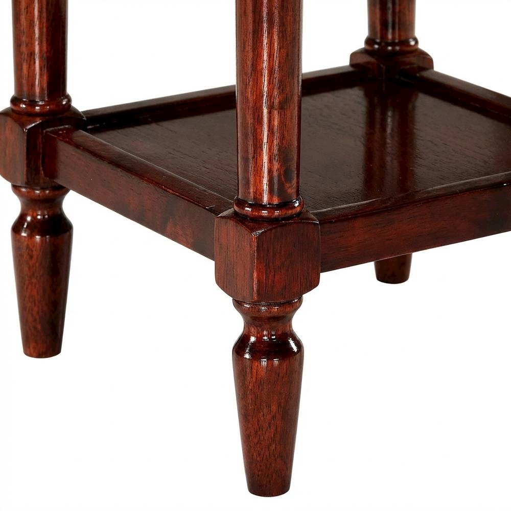 Espresso Accent Table with One Drawer and Shelf for Living Room or Bedroom
