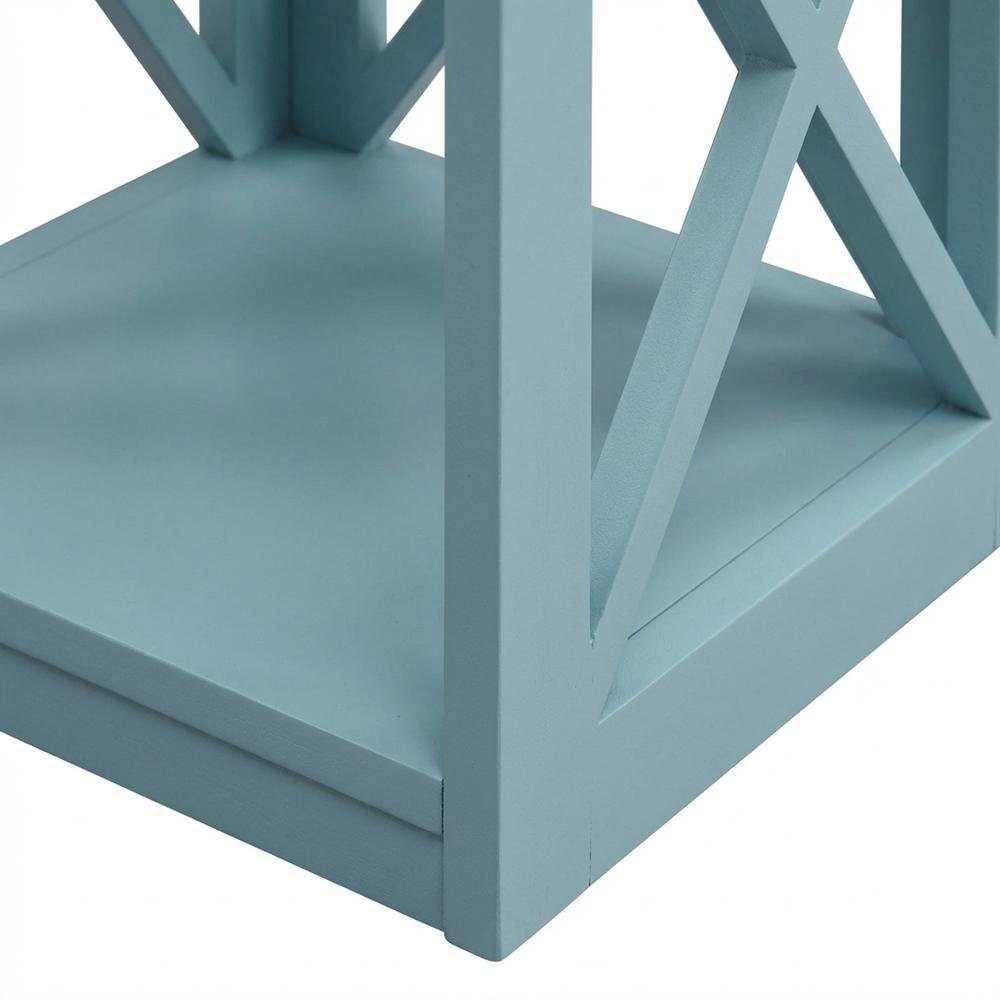 Corner bookcase in sleek finish with five sturdy tiers for versatile storage