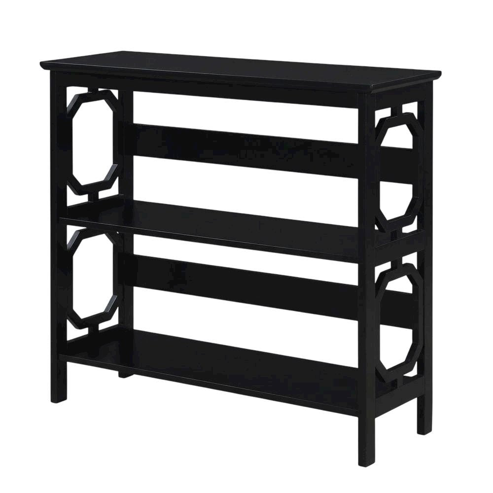 Wooden 3-Tier Bookcase with Non-Lead Base Paint for Stylish Storage