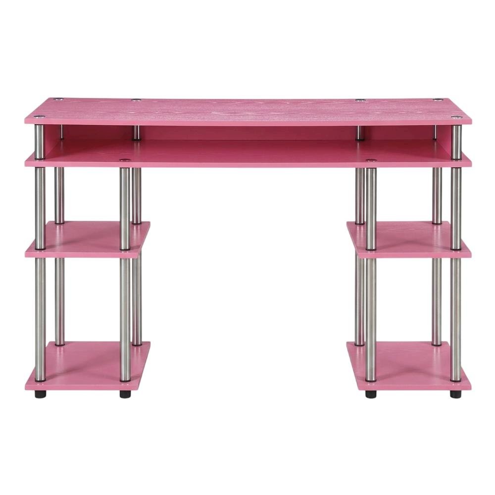 Laminated Student Desk, Steel Poles, Plastic Elements Suitable For Home Office