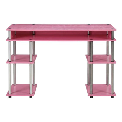 Laminated Student Desk, Steel Poles, Plastic Elements Suitable For Home Office