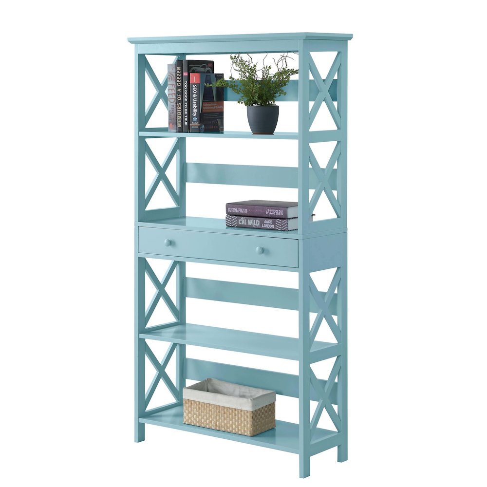 Oxford 5 Tier Bookcase with Drawer
