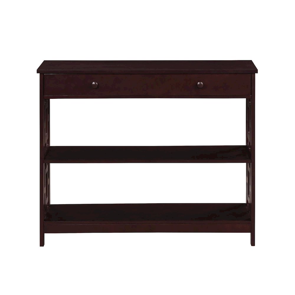 Town Square 1 Drawer Console Table, Espresso
