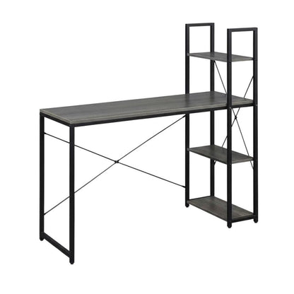 Multi-Function Office Desk, 2 Outlets And 2 Usb Ports For Convenient Workstation
