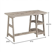 Sturdy Office Desk With Shelves And Melamine Finish For Workspace Efficiency