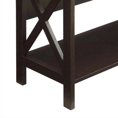 Wooden 3 Tier Bookcase with Sturdy Construction and Versatile Storage