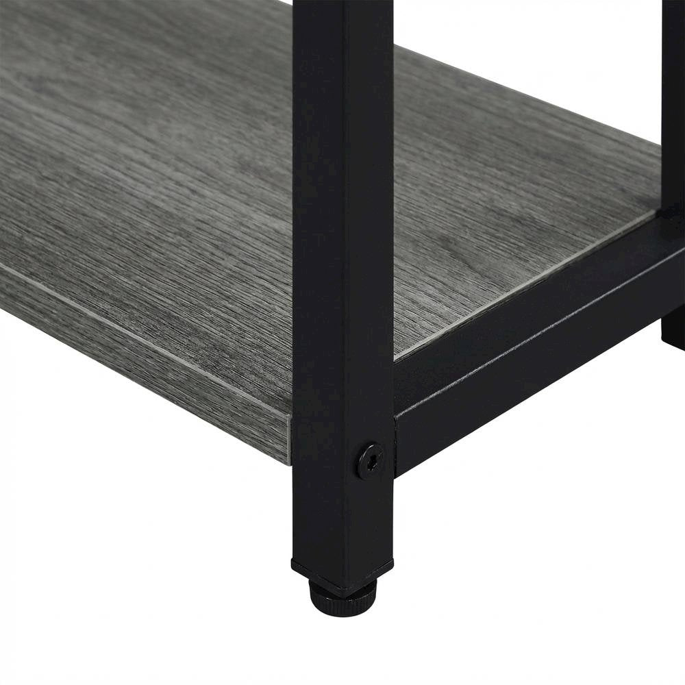Multi-Function Office Desk, 2 Outlets And 2 Usb Ports For Convenient Workstation