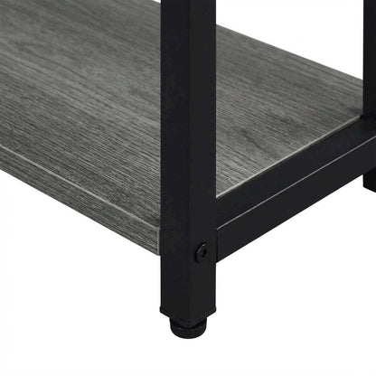 Multi-Function Office Desk, 2 Outlets And 2 Usb Ports For Convenient Workstation