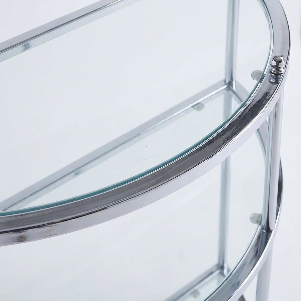 Accent table in sleek design with sturdy construction for versatile space use