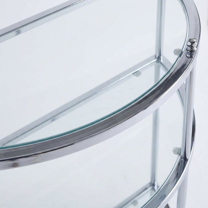 Accent table in sleek design with sturdy construction for versatile space use
