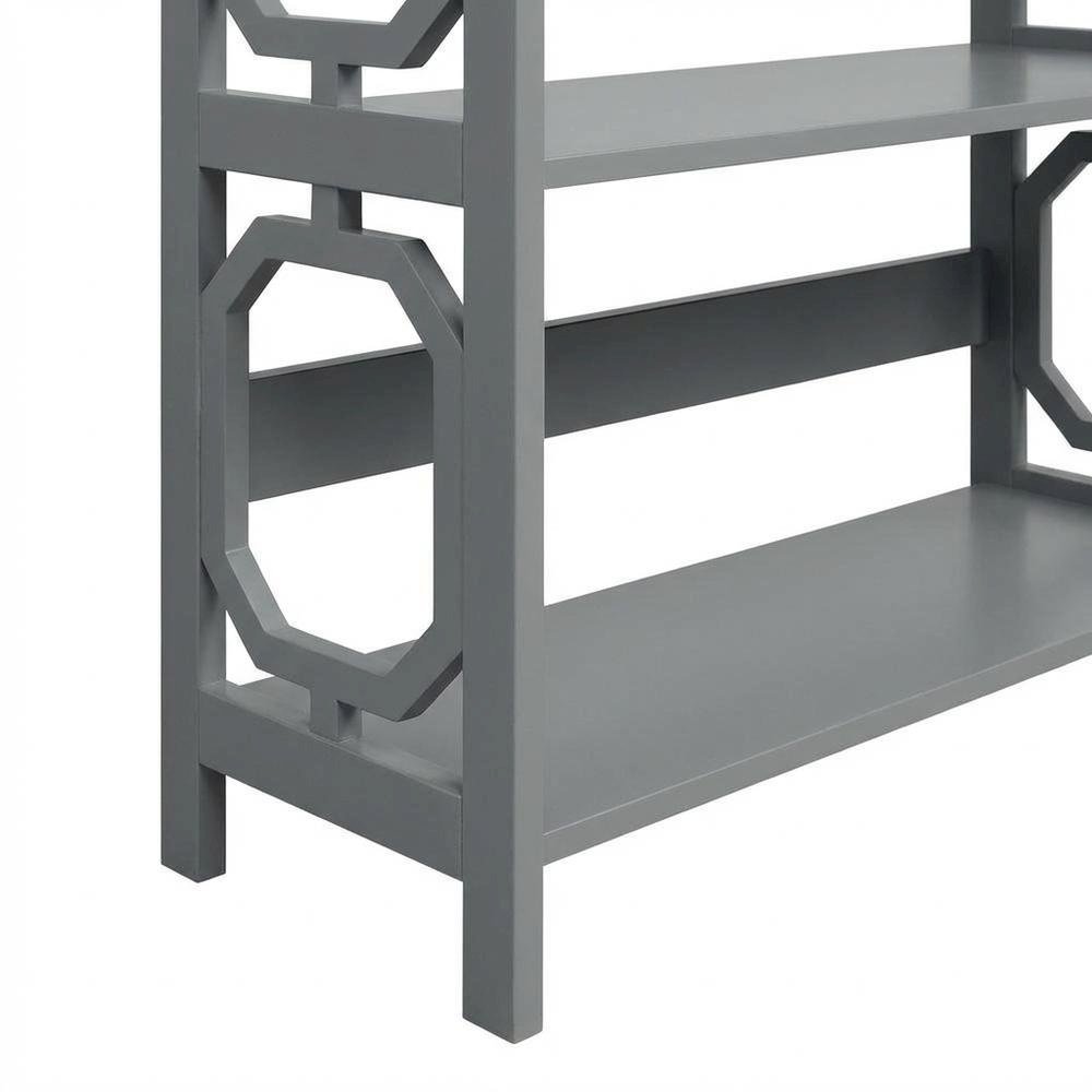 Simple wooden bookcase, 5-tier, crafted, non-lead-based paint for durability