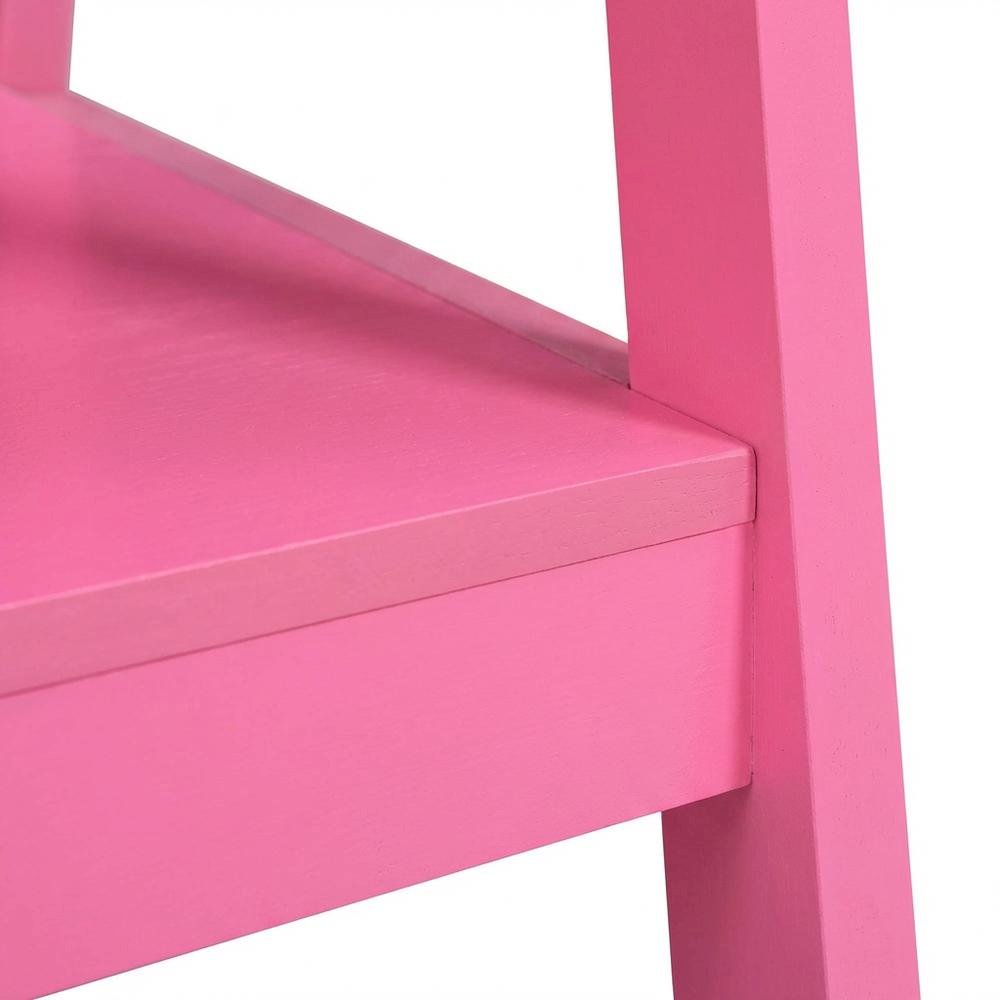 Contemporary Double Trestle Desk With Shelves In Durable Mdf Finish