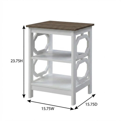 Wooden End Table with Modern Design and Durable Finish