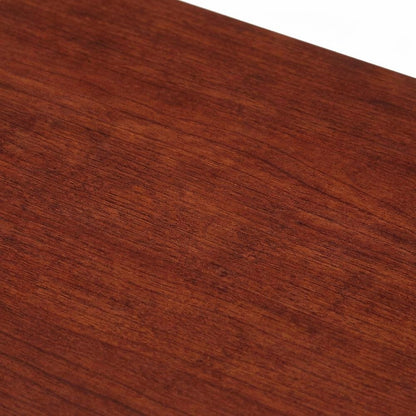 End Table with Cabinet in Classic Finish, Durable Wood Lens