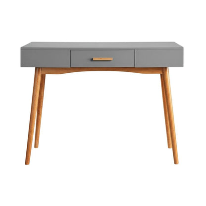 Modern Rubberwood Office Desk With Bamboo Handle And Non-Lead Paint Finish