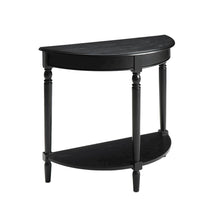 Entryway Console Table with Bottom Shelf in Black Color, 30-inch Tall Furniture