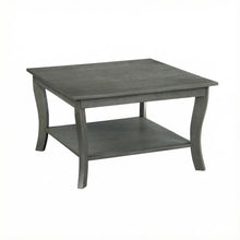 Wirebrush Dark Gray Coffee Table with MDF Top and Sturdy Construction